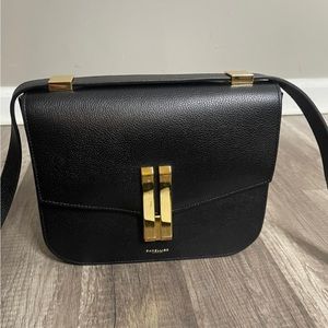 Demellier black VANCOUVER shoulder crossbody purse bag